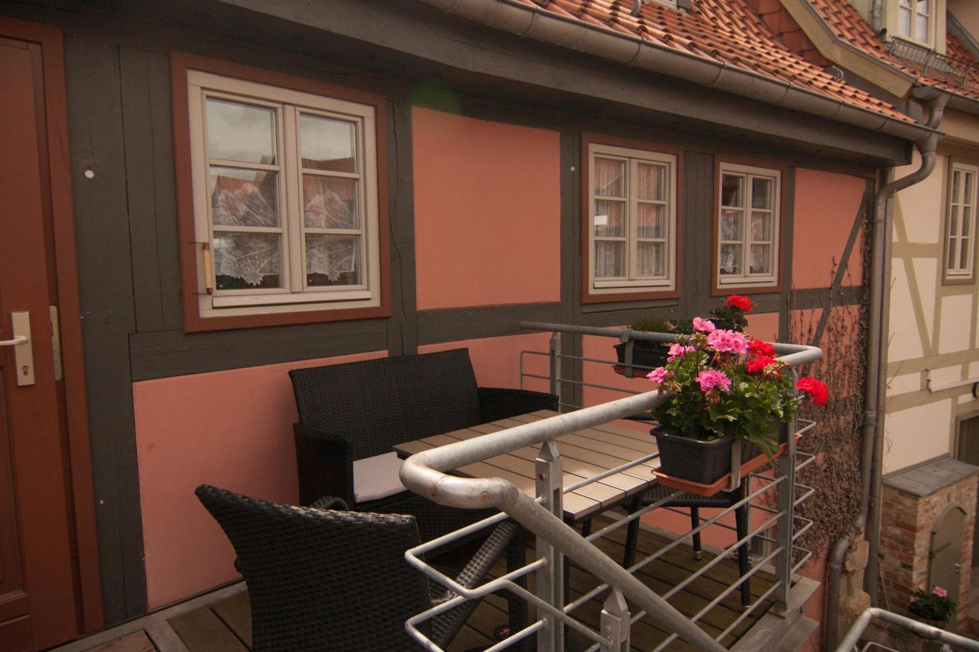 Apartment Mit Balkon No4 Quedlinburg Eksteriør bilde